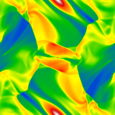 2-D Problem 6: Orszag-Tang vortex