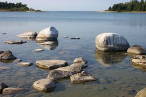 Rocks in Lake Huron