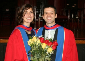 Roxanne and Raphael at Fall 2014 Queen's Convocation