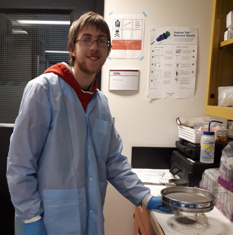 Shane at work